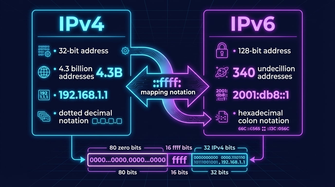 Porównanie IPv4 i IPv6 — różnice w rozmiarze adresu, liczbie adresów i funkcjach bezpieczeństwa