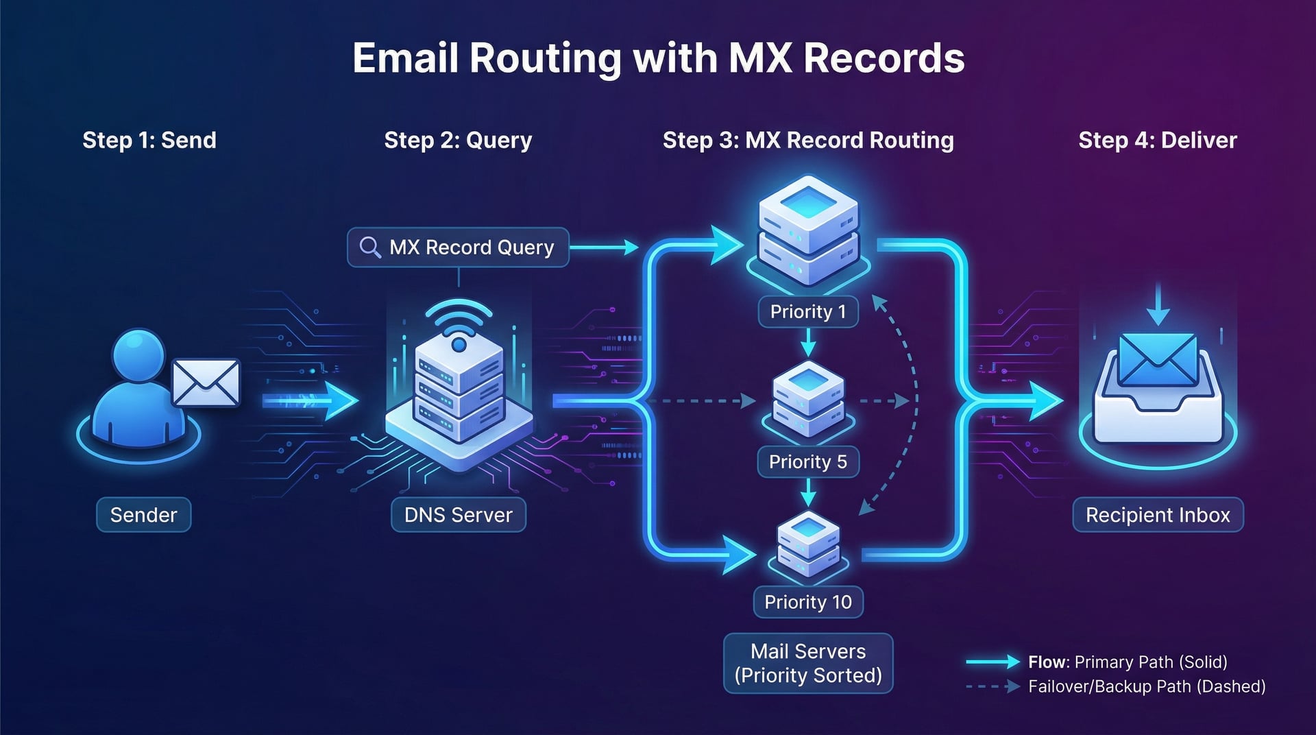 MX-Abfrage — Mail-Exchange-Einträge Prüfen | DNS Robot