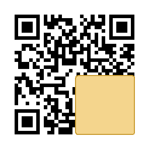 QR code no nível de correção de erros H com 24% coberto por um adesivo