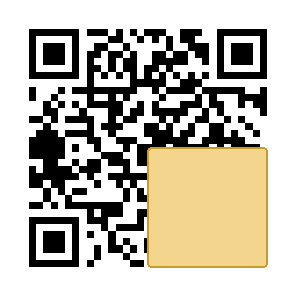 QR code no nível de correção de erros M com 25% coberto por um adesivo